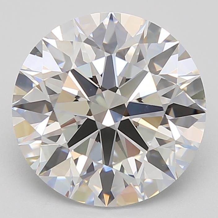 3.37ct D IF Rare Carat Ideal Cut Round Lab Grown Diamond