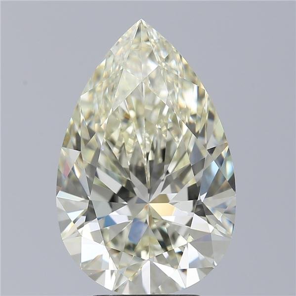 4.20ct K VVS2 Rare Carat Ideal Cut Pear Diamond