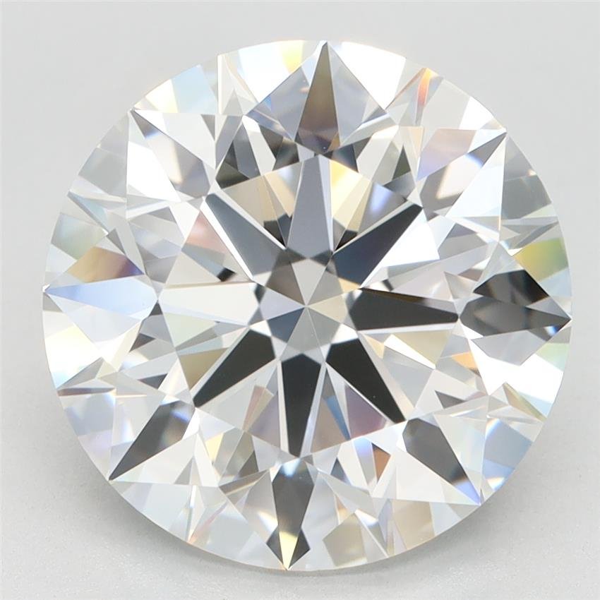 5.10ct F VVS1 Rare Carat Ideal Cut Round Lab Grown Diamond