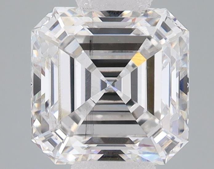 1.58ct F VS2 Rare Carat Ideal Cut Asscher Lab Grown Diamond