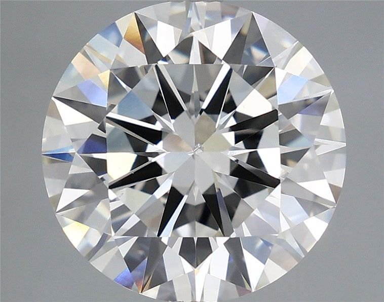 5.56ct H VS2 Excellent Cut Round Lab Grown Diamond