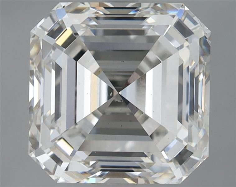 4.21ct H VS2 Rare Carat Ideal Cut Asscher Lab Grown Diamond