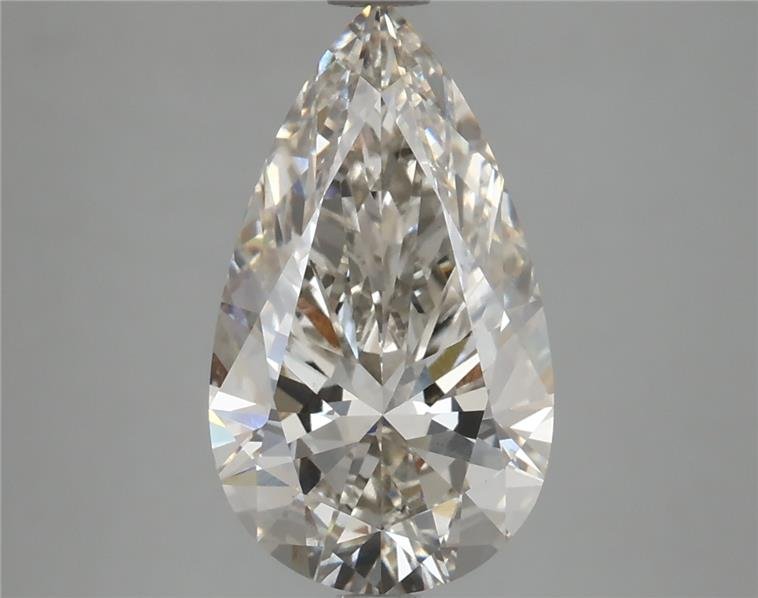 3.51ct H VS1 Rare Carat Ideal Cut Pear Lab Grown Diamond