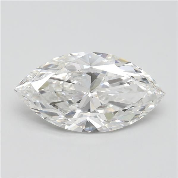 8.04ct F VS2 Rare Carat Ideal Cut Marquise Lab Grown Diamond