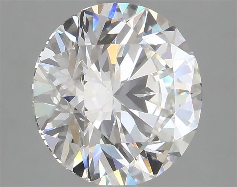 2.93ct G SI1 Rare Carat Ideal Cut Round Lab Grown Diamond