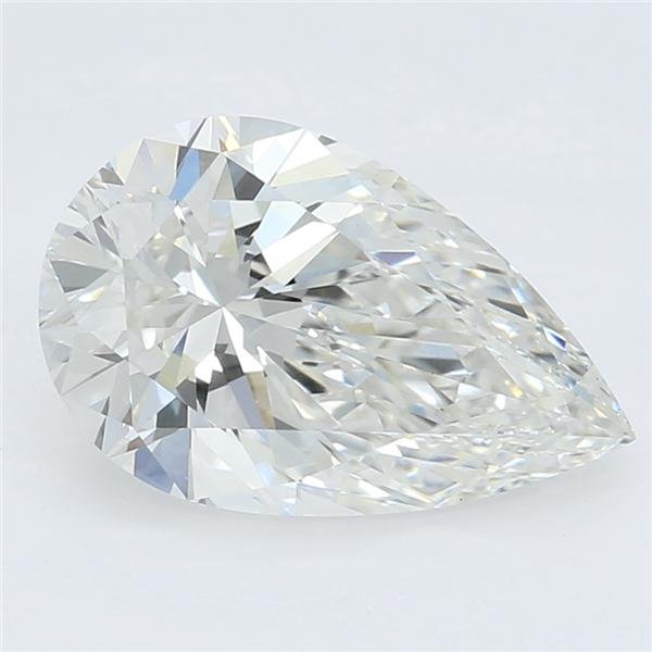 1.39ct G VS1 Rare Carat Ideal Cut Pear Lab Grown Diamond