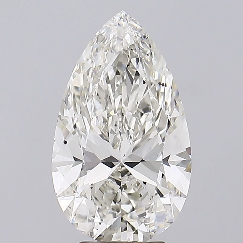 5.05ct H SI1 Rare Carat Ideal Cut Pear Lab Grown Diamond