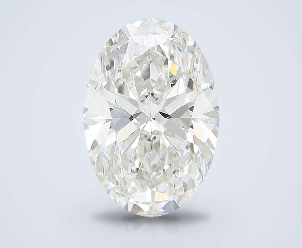6.66 Carat Oval Lab Diamond