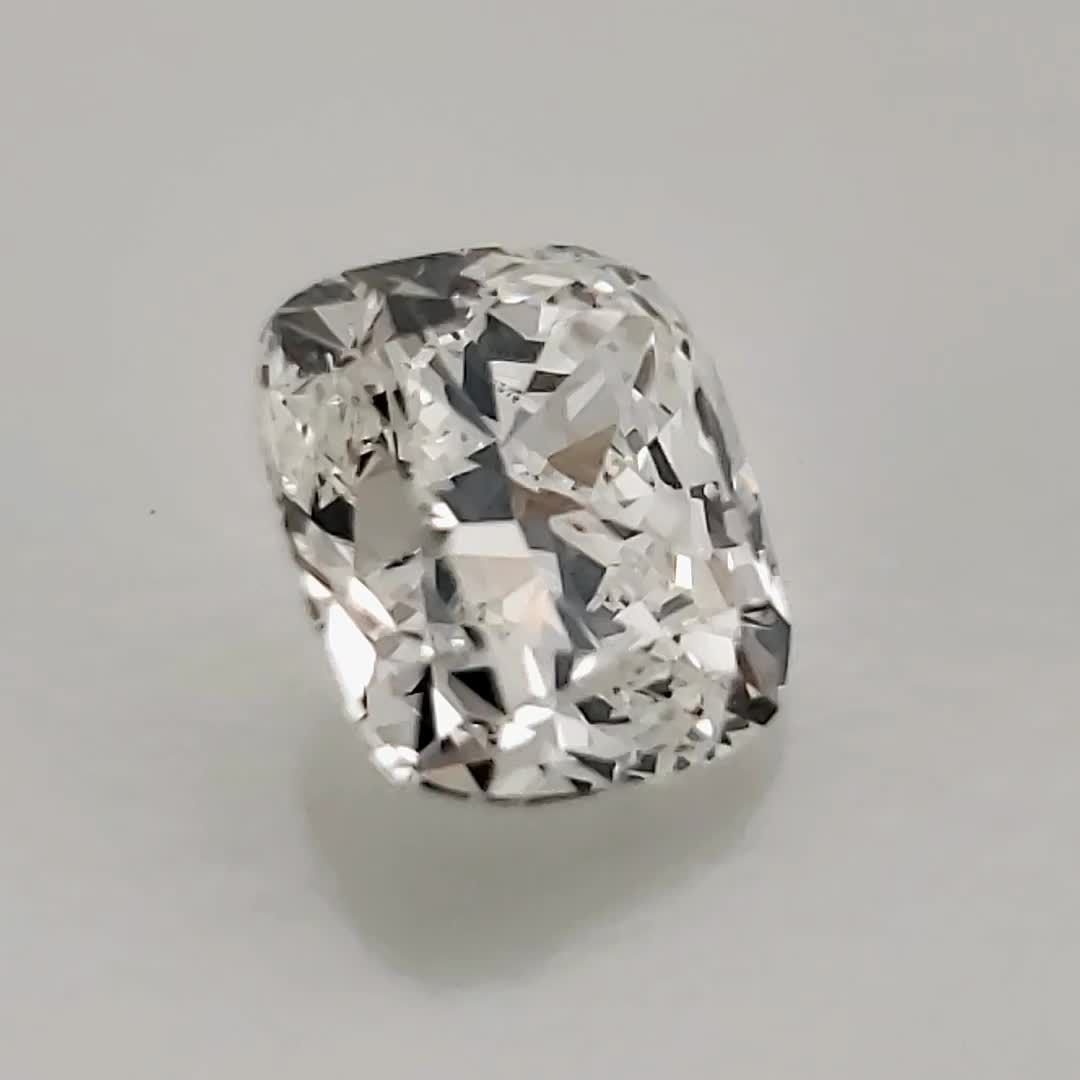 1.01ct F SI1 Rare Carat Ideal Cut Cushion Diamond