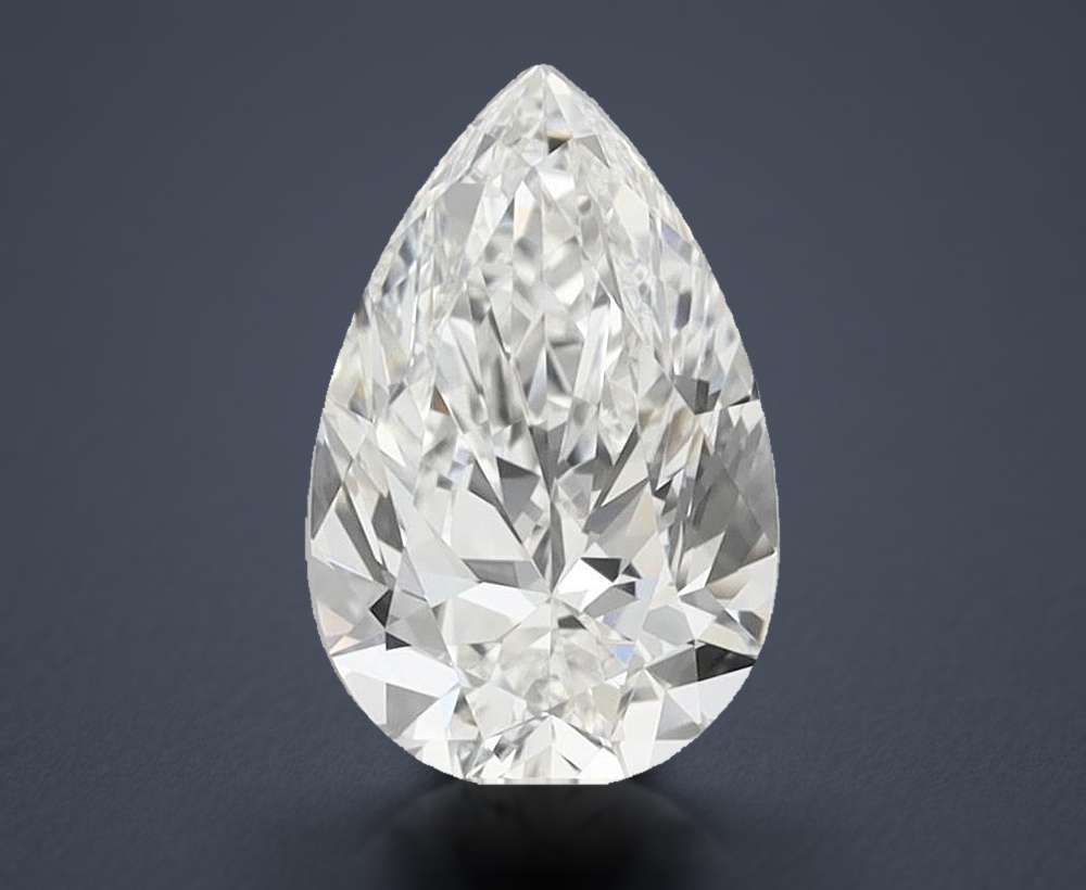 1.00 Carat Pear Natural Diamond