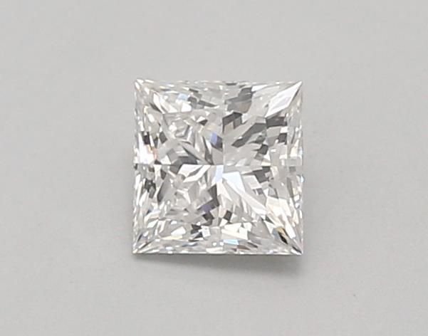 0.65ct E VVS2 Rare Carat Ideal Cut Princess Lab Grown Diamond