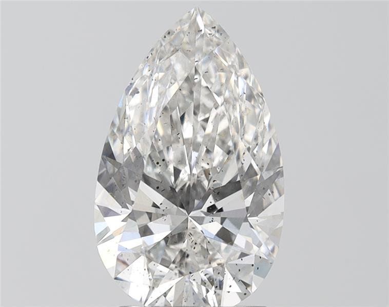 3.08ct G SI2 Rare Carat Ideal Cut Pear Lab Grown Diamond