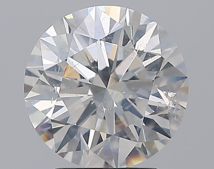 2.51ct H SI2 Rare Carat Ideal Cut Round Diamond