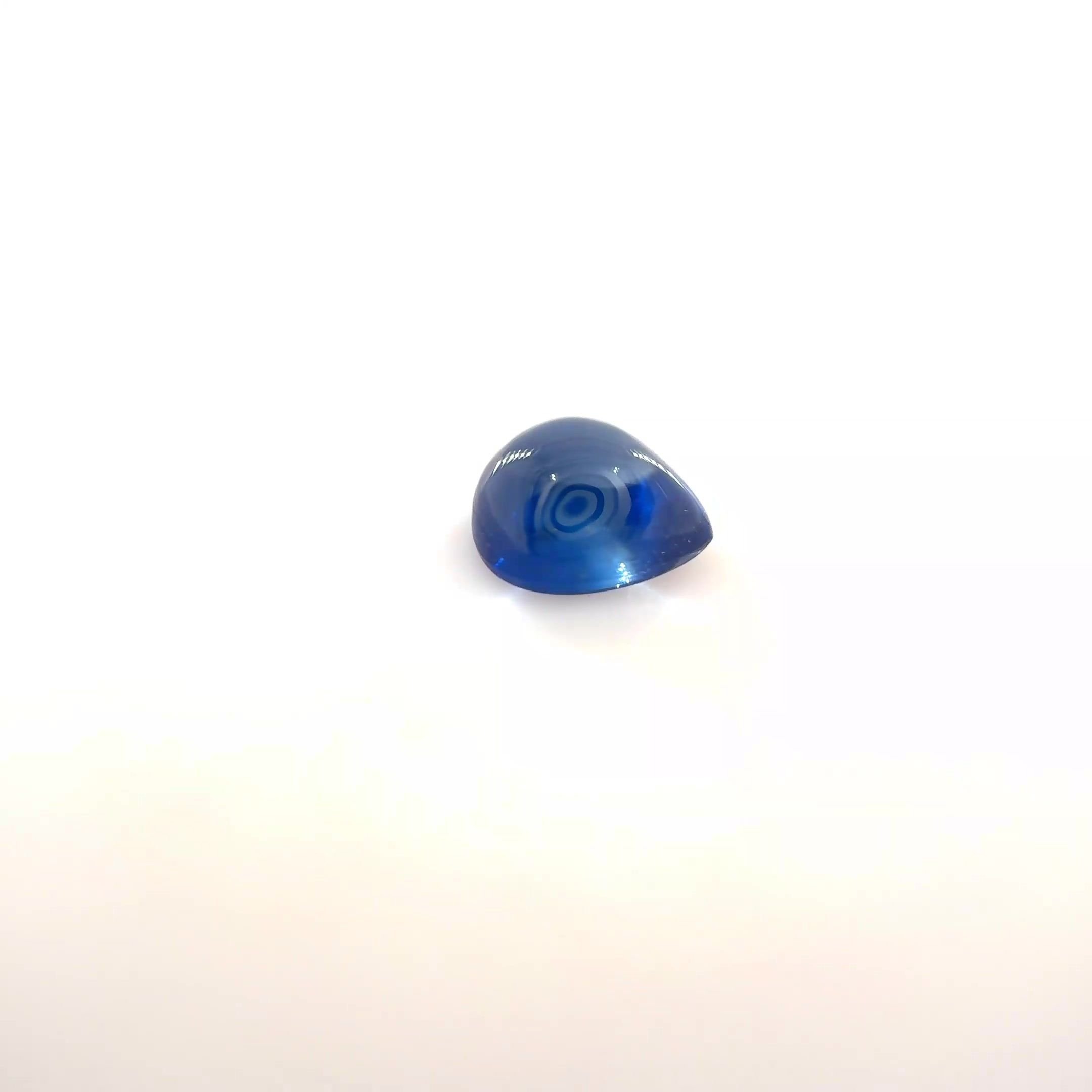 1.15 Carat Light Blue Pear Sapphire