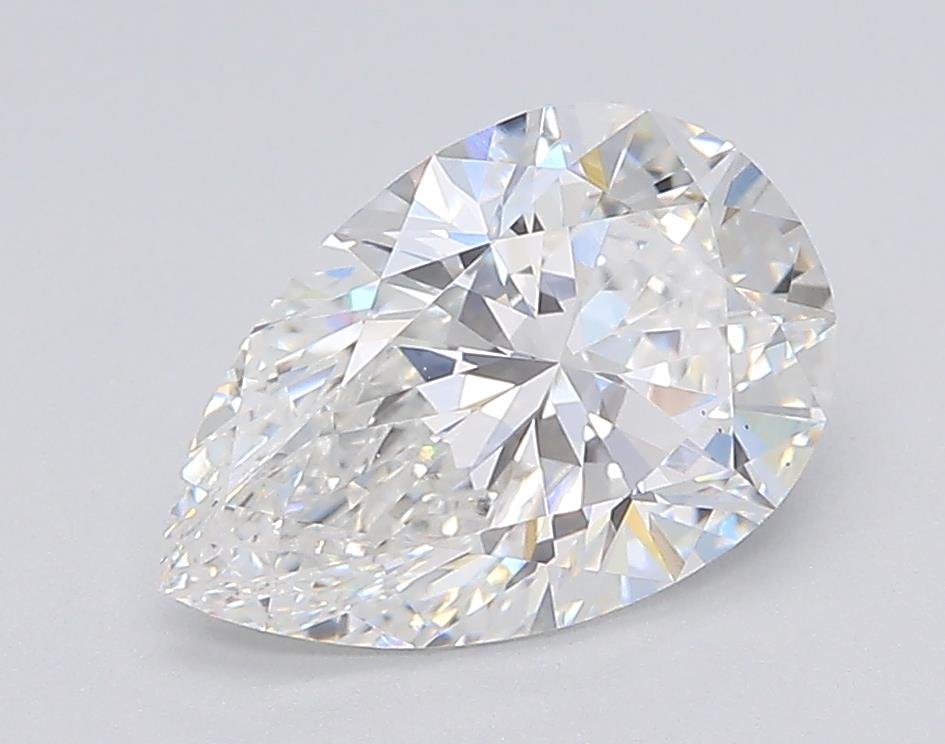 1.53ct E VS1 Rare Carat Ideal Cut Pear Lab Grown Diamond