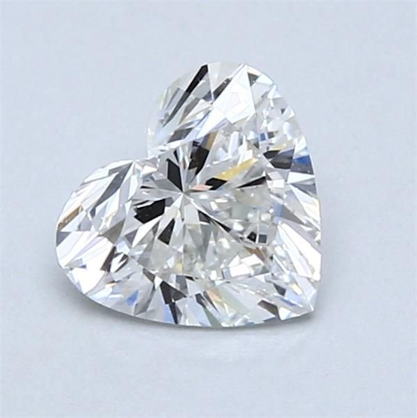 1.03ct F SI1 Rare Carat Ideal Cut Heart Diamond