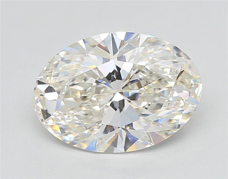 4.08ct G VVS2 Rare Carat Ideal Cut Oval Lab Grown Diamond