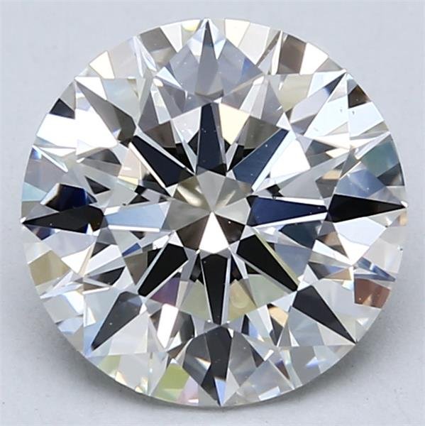 3.00ct F VS2 Rare Carat Ideal Cut Round Lab Grown Diamond
