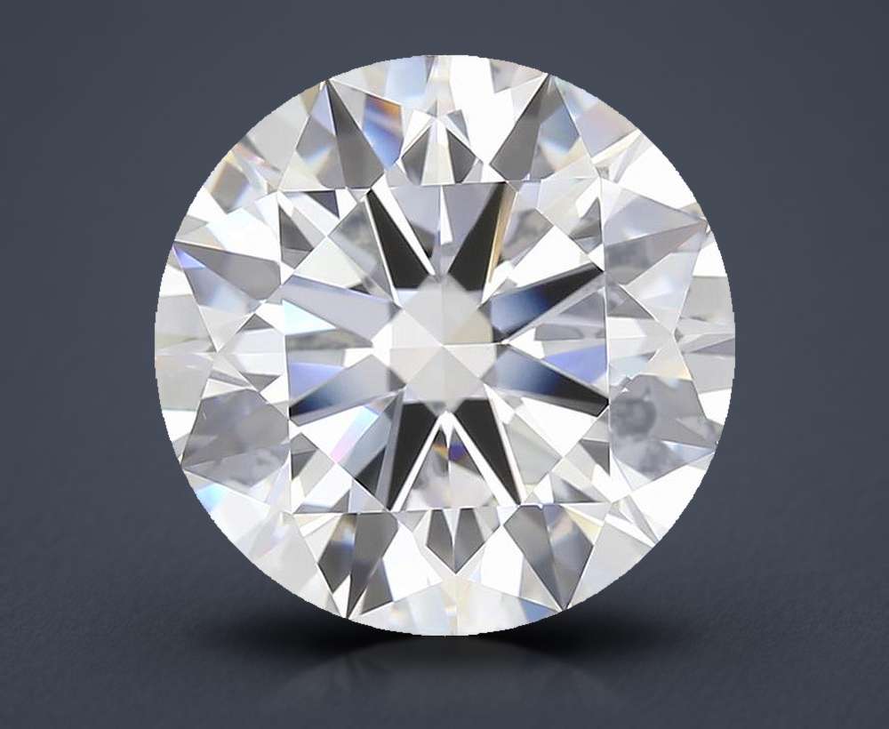 6.34 Carat Round Natural Diamond