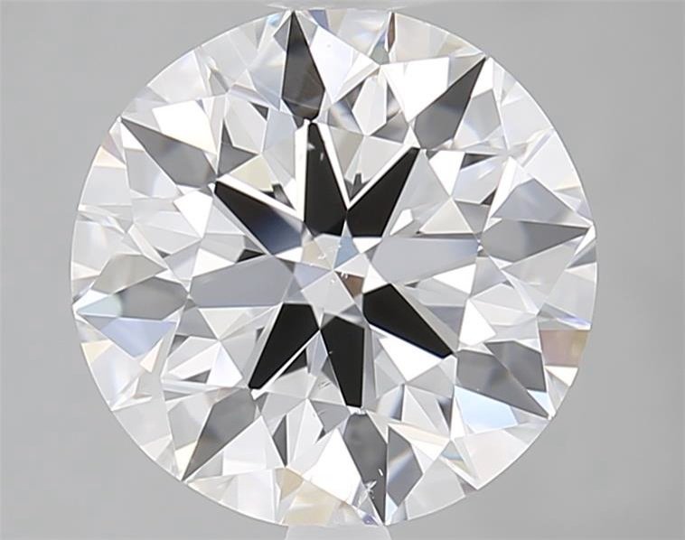 3.03ct D SI1 Rare Carat Ideal Cut Round Diamond