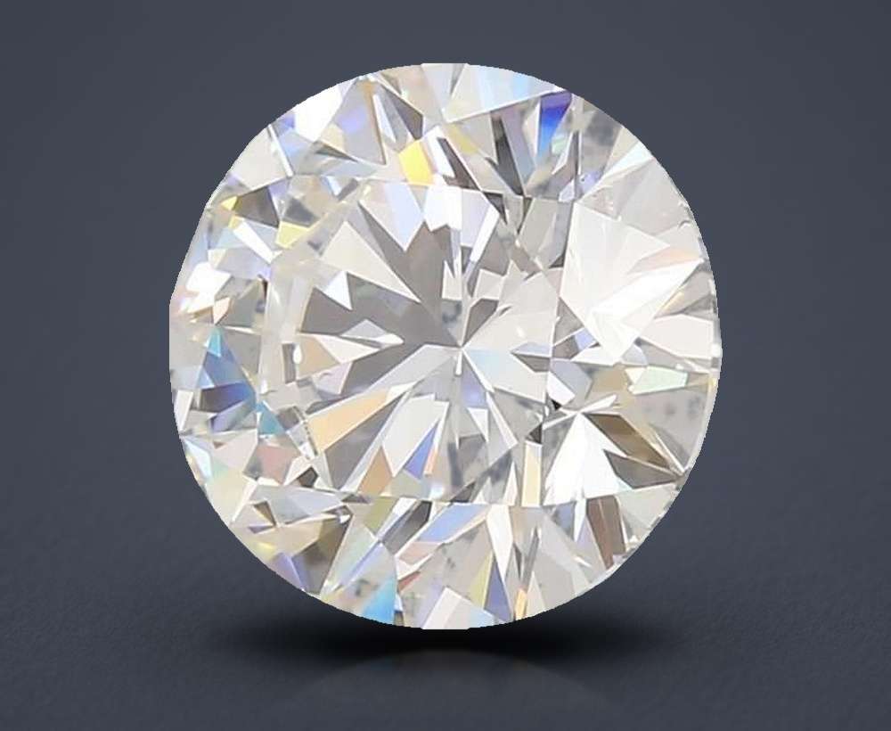 3.42 Carat Round Lab Diamond