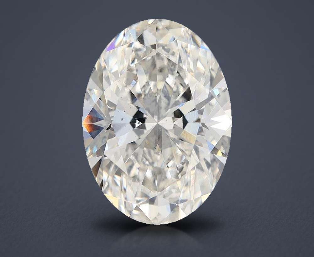 5.70 Carat Oval Lab Diamond