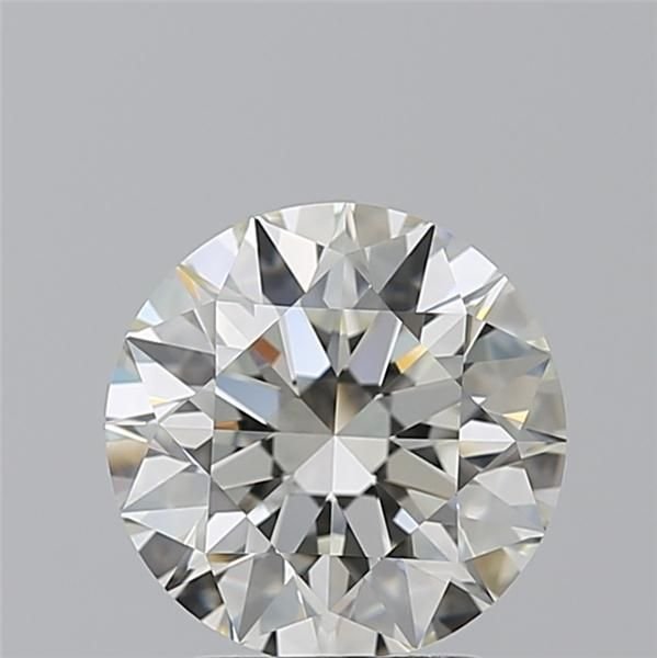 2.41ct J IF Rare Carat Ideal Cut Round Diamond