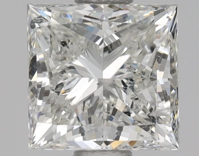 0.91ct H SI2 Rare Carat Ideal Cut Princess Diamond