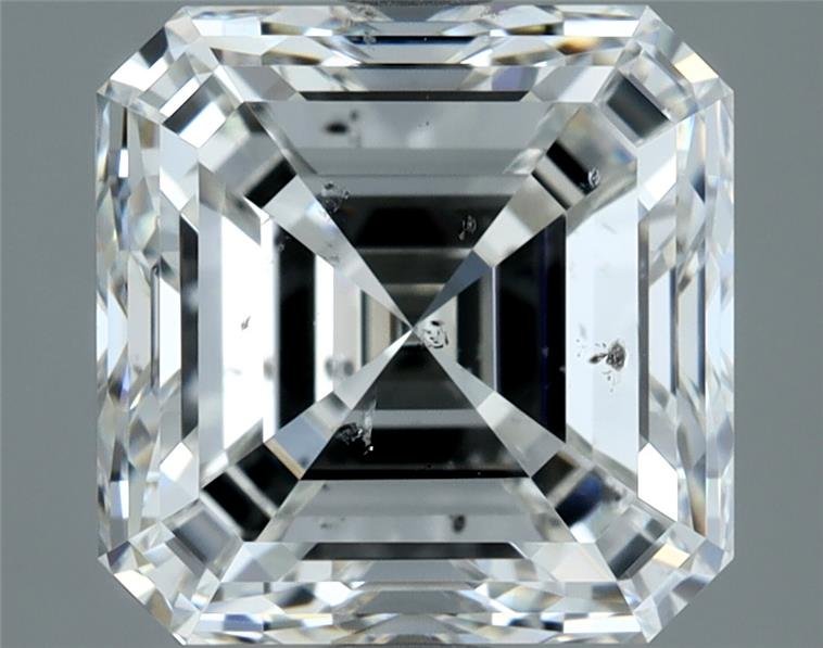 2.51ct H SI2 Very Good Cut Asscher Diamond