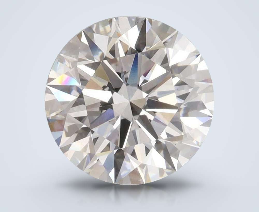 3.88 Carat Round Lab Diamond