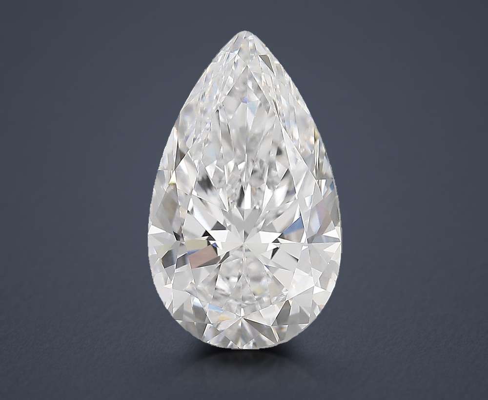 5.02 Carat Pear Lab Diamond