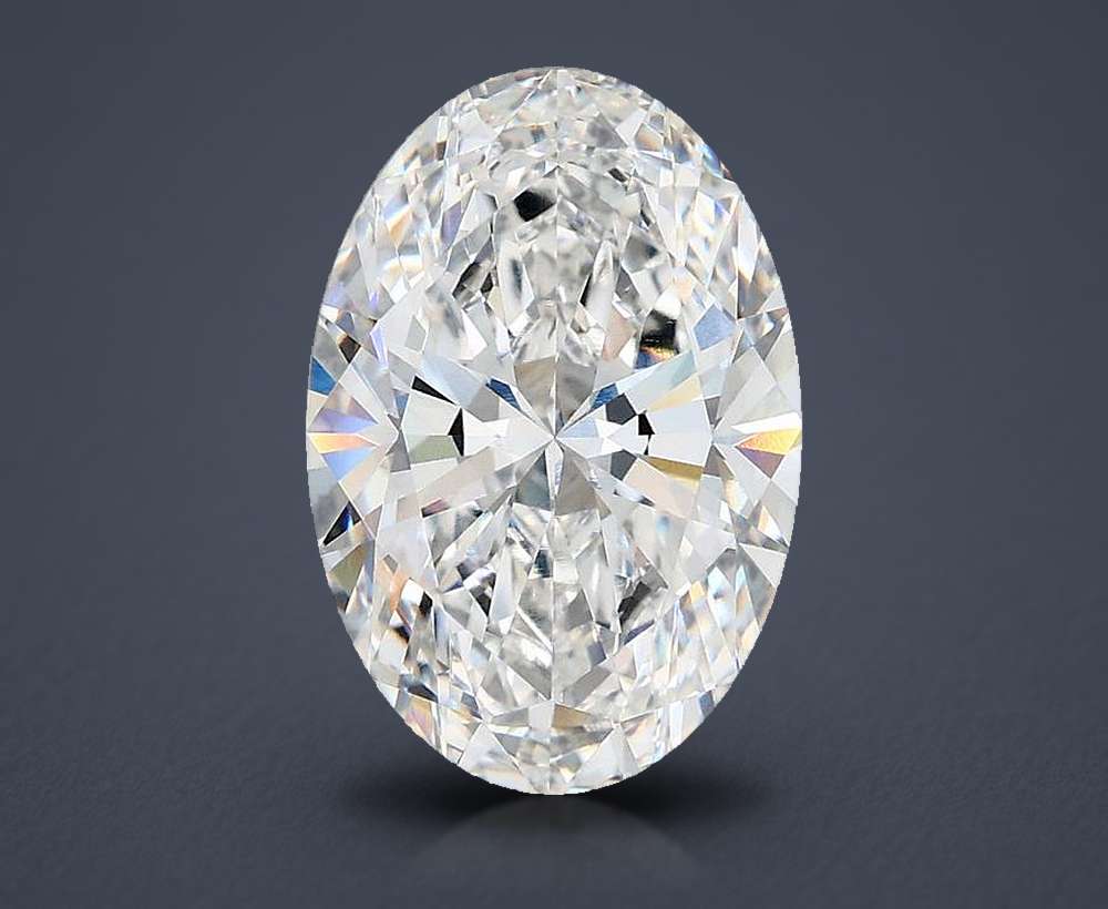 3.86 Carat Oval Lab Diamond