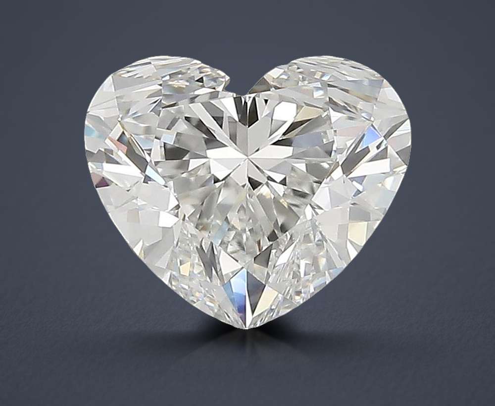 1.71 Carat Heart Natural Diamond