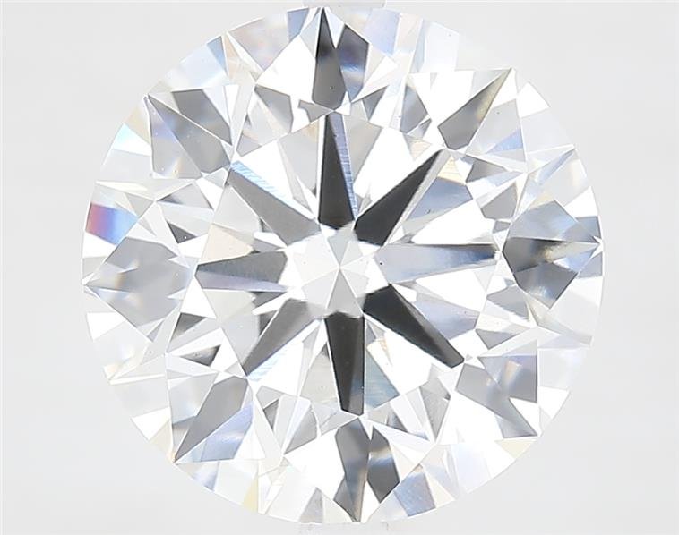 6.38ct F VS2 Rare Carat Ideal Cut Round Lab Grown Diamond