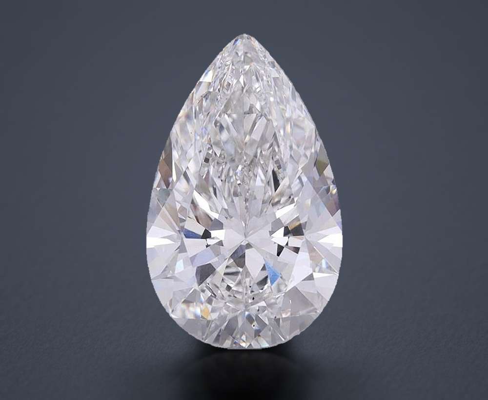5.51 Carat Pear Lab Diamond