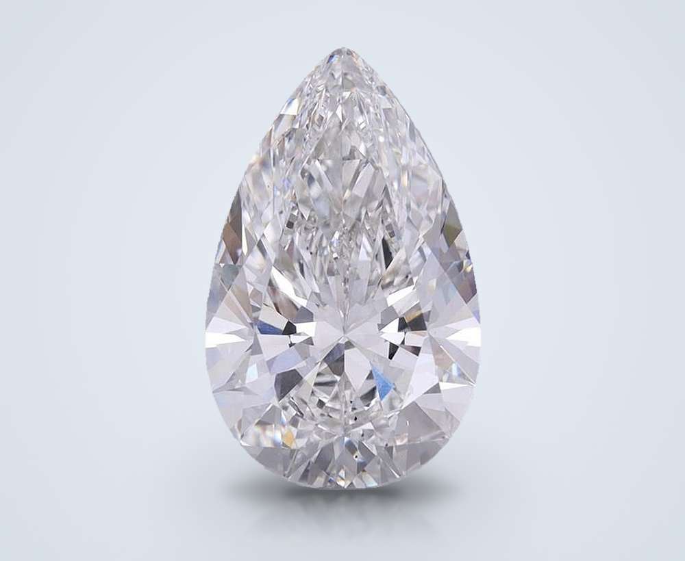5.51 Carat Pear Lab Diamond