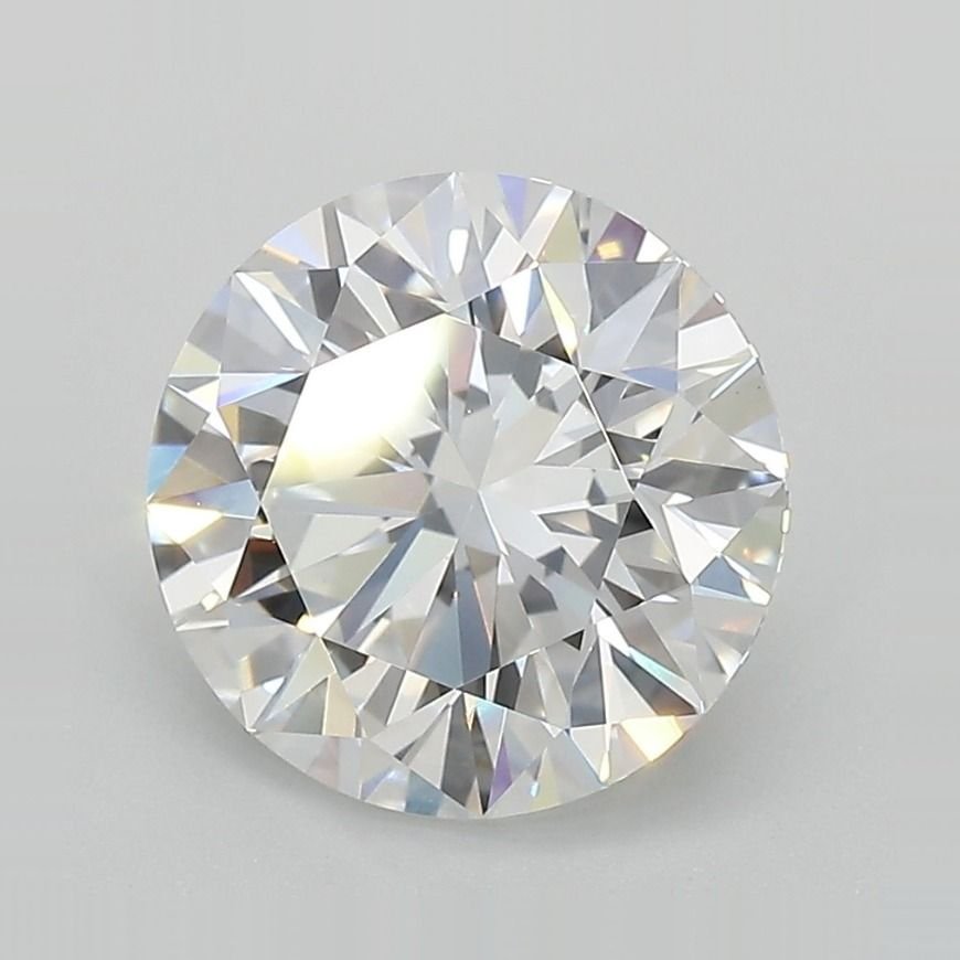 3.37ct E VVS2 Rare Carat Ideal Cut Round Lab Grown Diamond