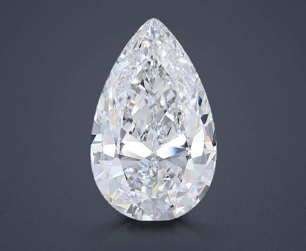 5.07 Carat Pear Lab Diamond