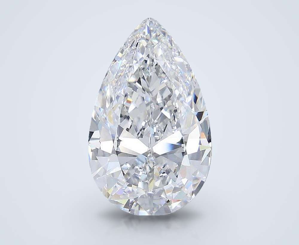 5.07 Carat Pear Lab Diamond