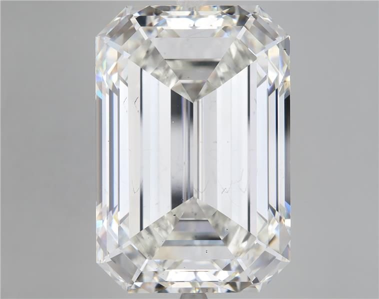 31.52ct F VS2 Excellent Cut Emerald Lab Grown Diamond