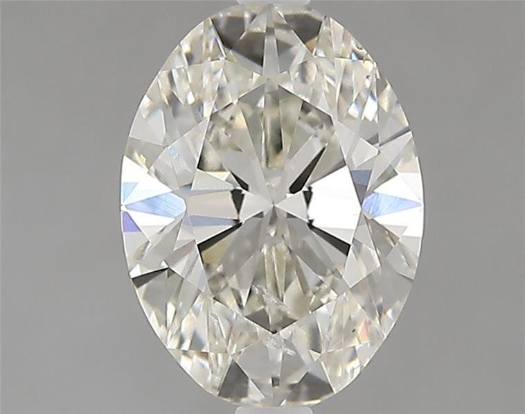 2.02ct J SI2 Rare Carat Ideal Cut Oval Lab Grown Diamond