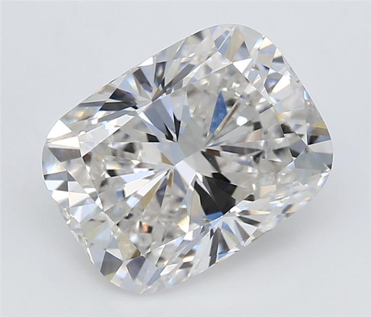 2.71ct F VVS2 Very Good Cut Cushion Lab Grown Diamond