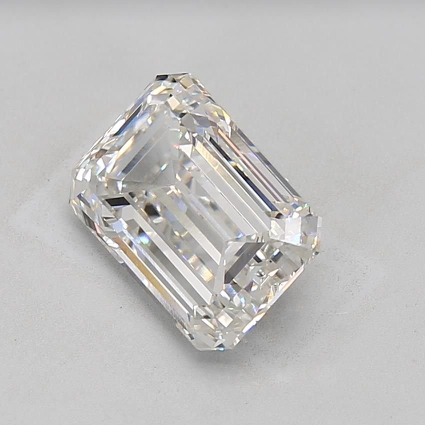 6.57ct G VVS2 Rare Carat Ideal Cut Emerald Lab Grown Diamond