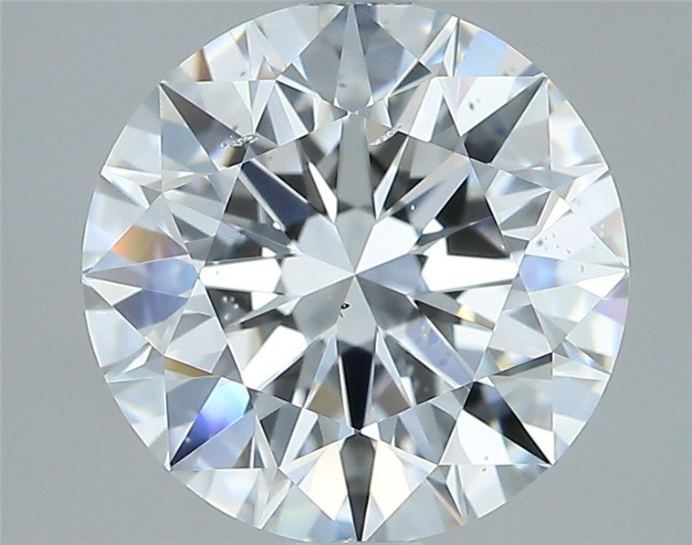 2.50ct D SI1 Rare Carat Ideal Cut Round Diamond