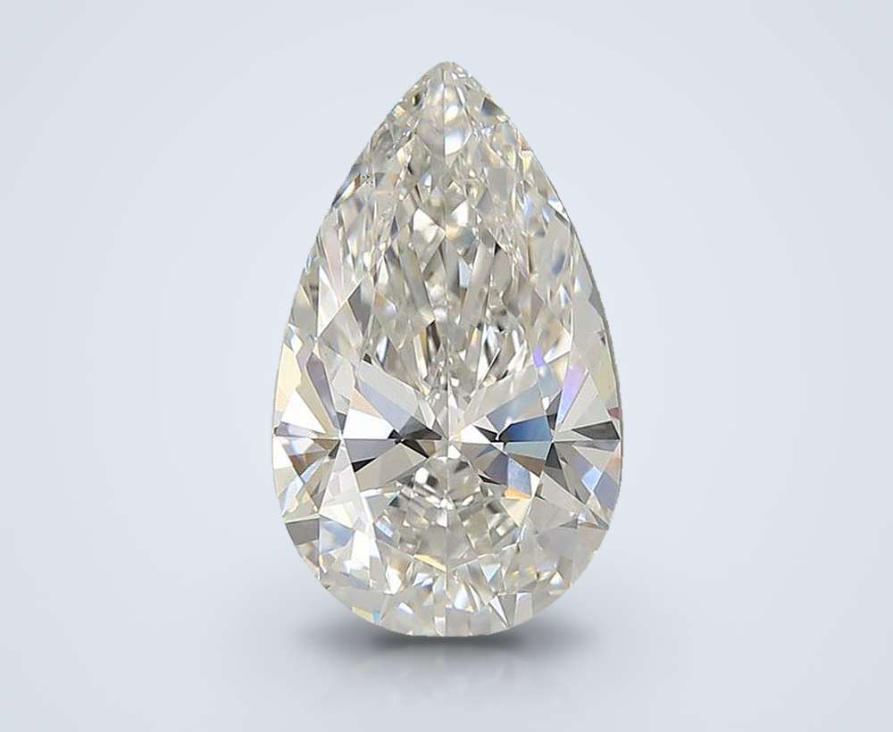 5.07 Carat Pear Lab Diamond