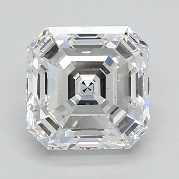 1.55ct E VS2 Rare Carat Ideal Cut Asscher Lab Grown Diamond