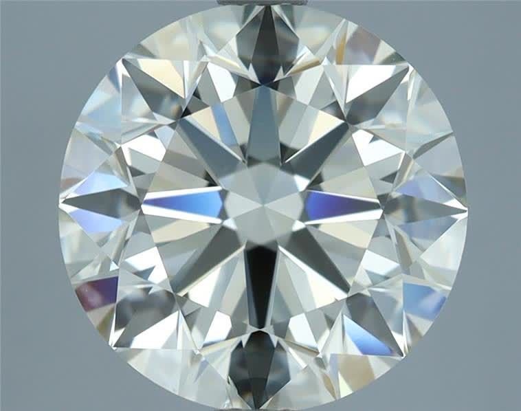 3.72ct K VS2 Excellent Cut Round Diamond