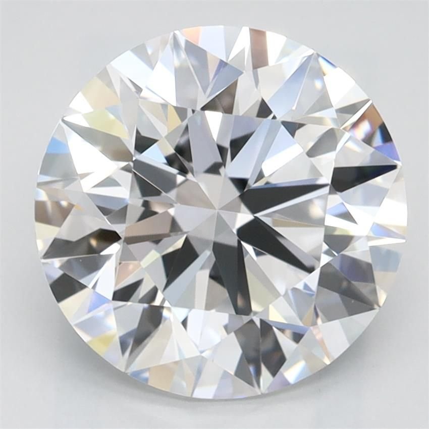 2.86ct D FL Rare Carat Ideal Cut Round Lab Grown Diamond