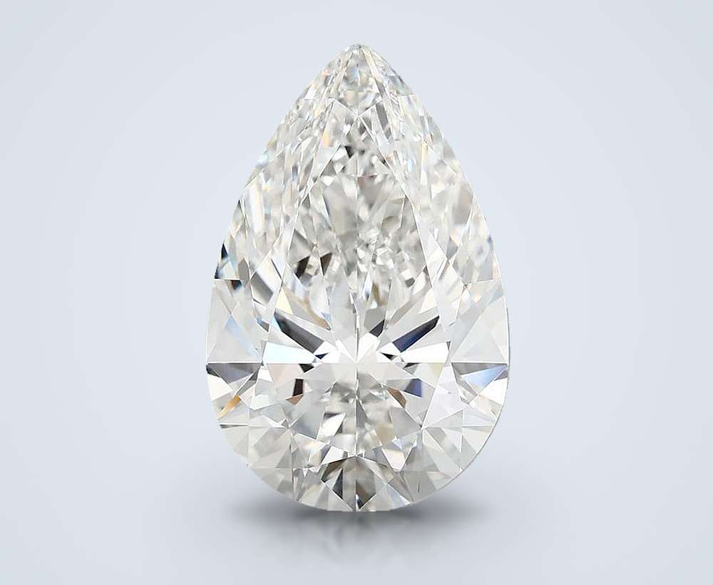 6.70 Carat Pear Lab Diamond
