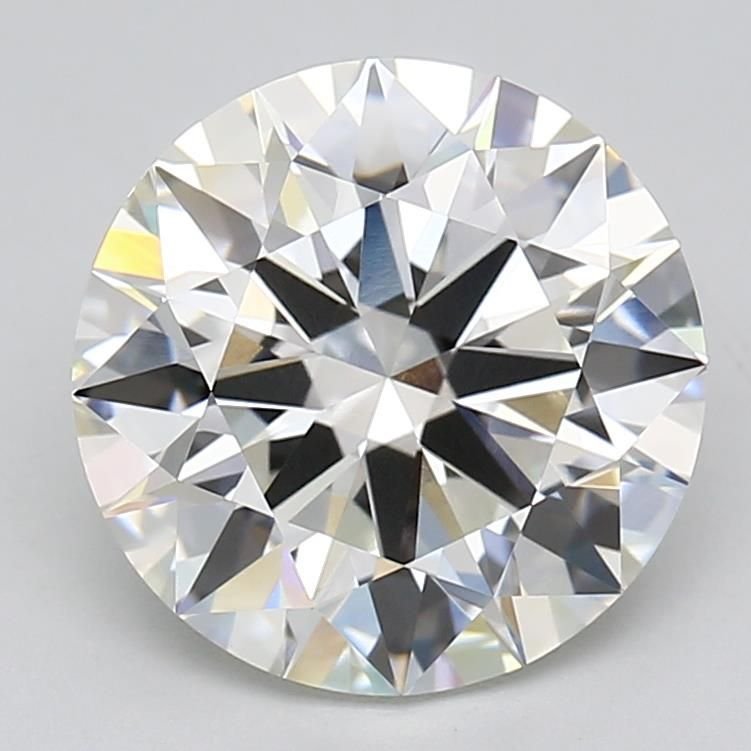 5.01ct G VVS2 Rare Carat Ideal Cut Round Lab Grown Diamond